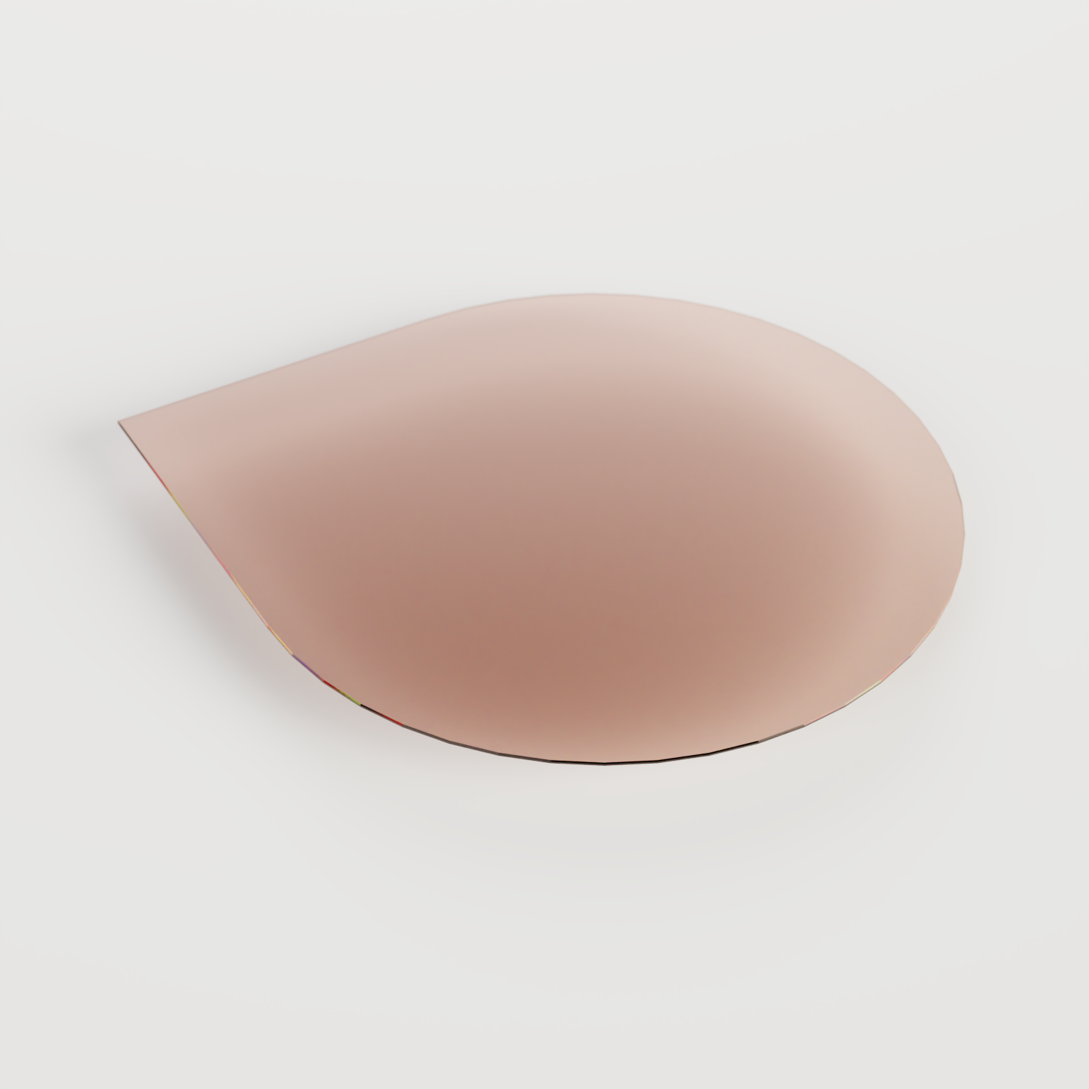 Funkenschutzplatte aus Glas Tropfen Bronze
