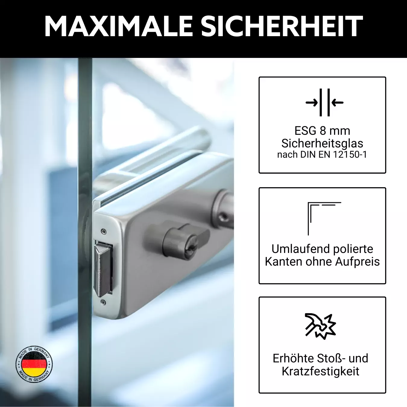 Eigenschaften von Einscheibensicherheitsglas