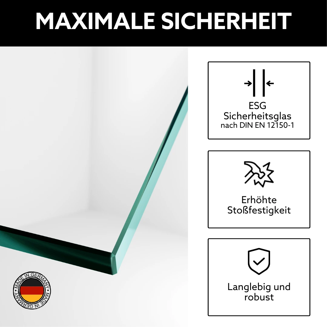 Glaseigenschaften Glastrennwandsystem