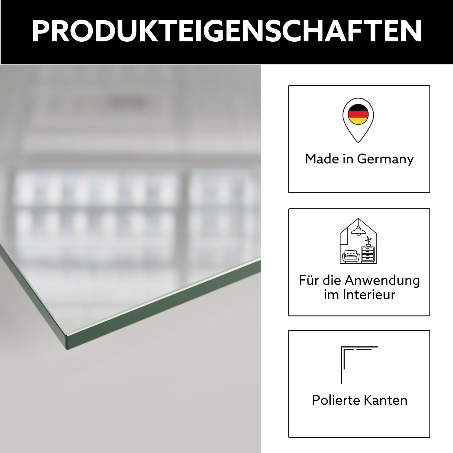 Produkteigenschaften Spiegel