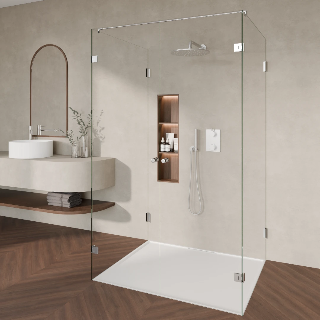 Duschkabine U-Form nach Maß