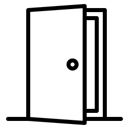 Icon für Glastüren